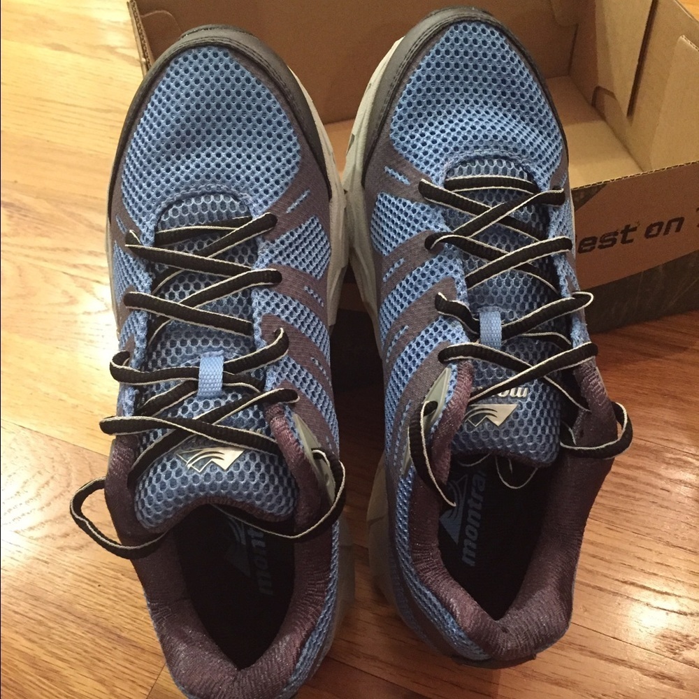 NWT Montrail Badwater Hybrid Hiking Shoes Blue - 8.5 - Picture 4 of 5